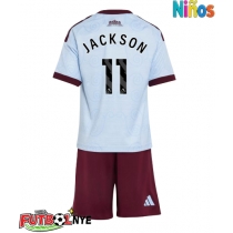Camiseta Aston Villa Nicolas Jackson #11 Tercera Equipación para niños 2026-27 manga corta (+ pantalones cortos)